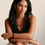 THOMAS SABO Elyndra Necklace with Tiger’s Eye Beads