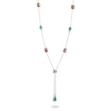 THOMAS SABO Elyndra Necklace with Multi-coloured Stones
