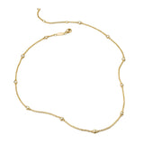 THOMAS SABO Necklace with White Zirconia Stones