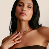 THOMAS SABO Elyndra Necklace with Red Stones