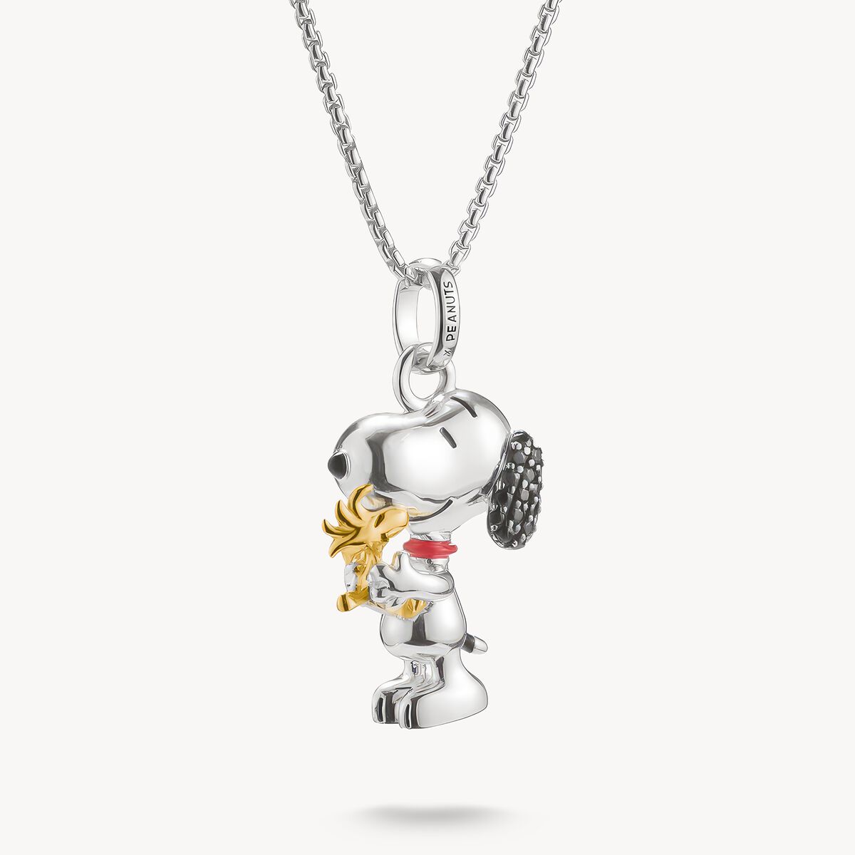 THOMAS SABO Snoopy & Woodstock PavÃ© PEANUTS Necklace