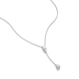 THOMAS SABO Y Necklace with White Zirconia Stones Silver