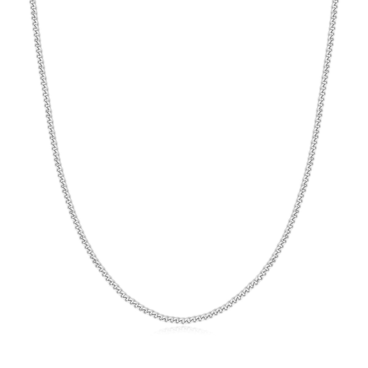 Ania Haie Silver Shiny Curb Necklace