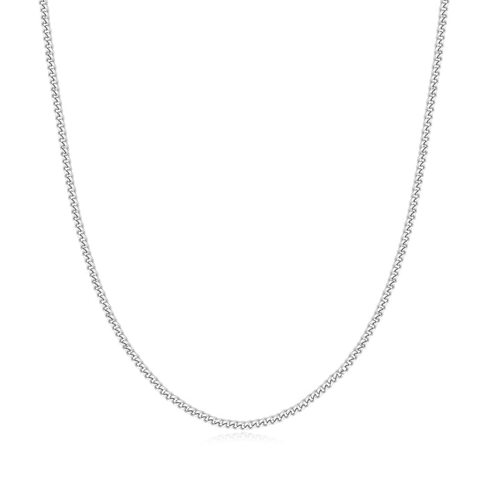 Ania Haie Silver Shiny Curb Necklace