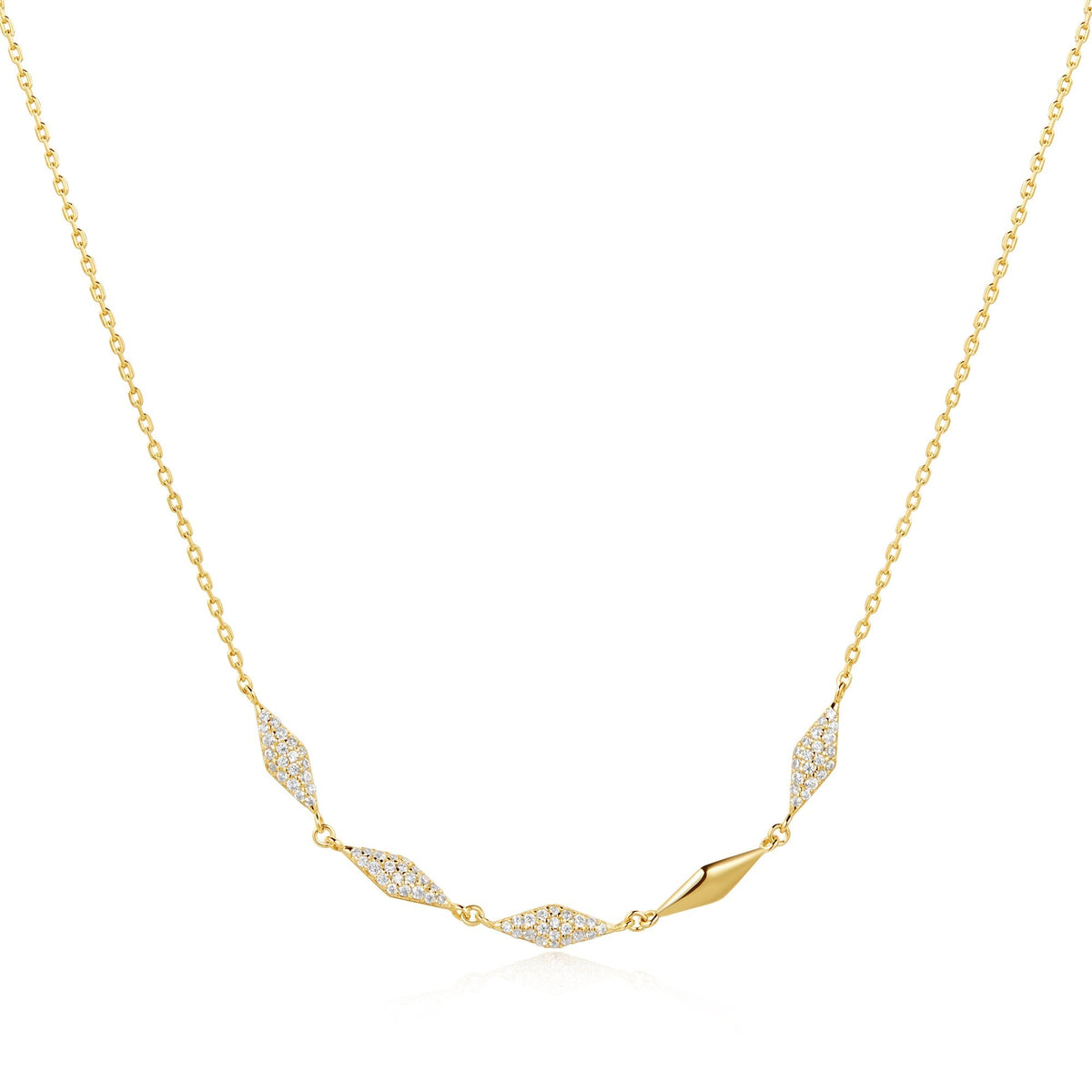 Ania Haie Gold Multi Sparkle Necklace