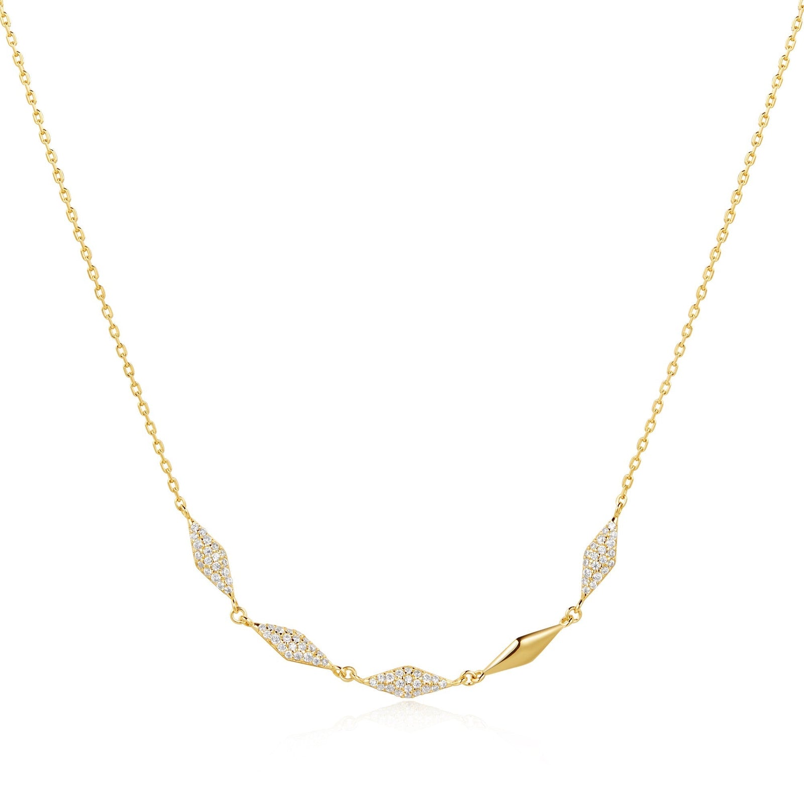 Ania Haie Gold Multi Sparkle Necklace