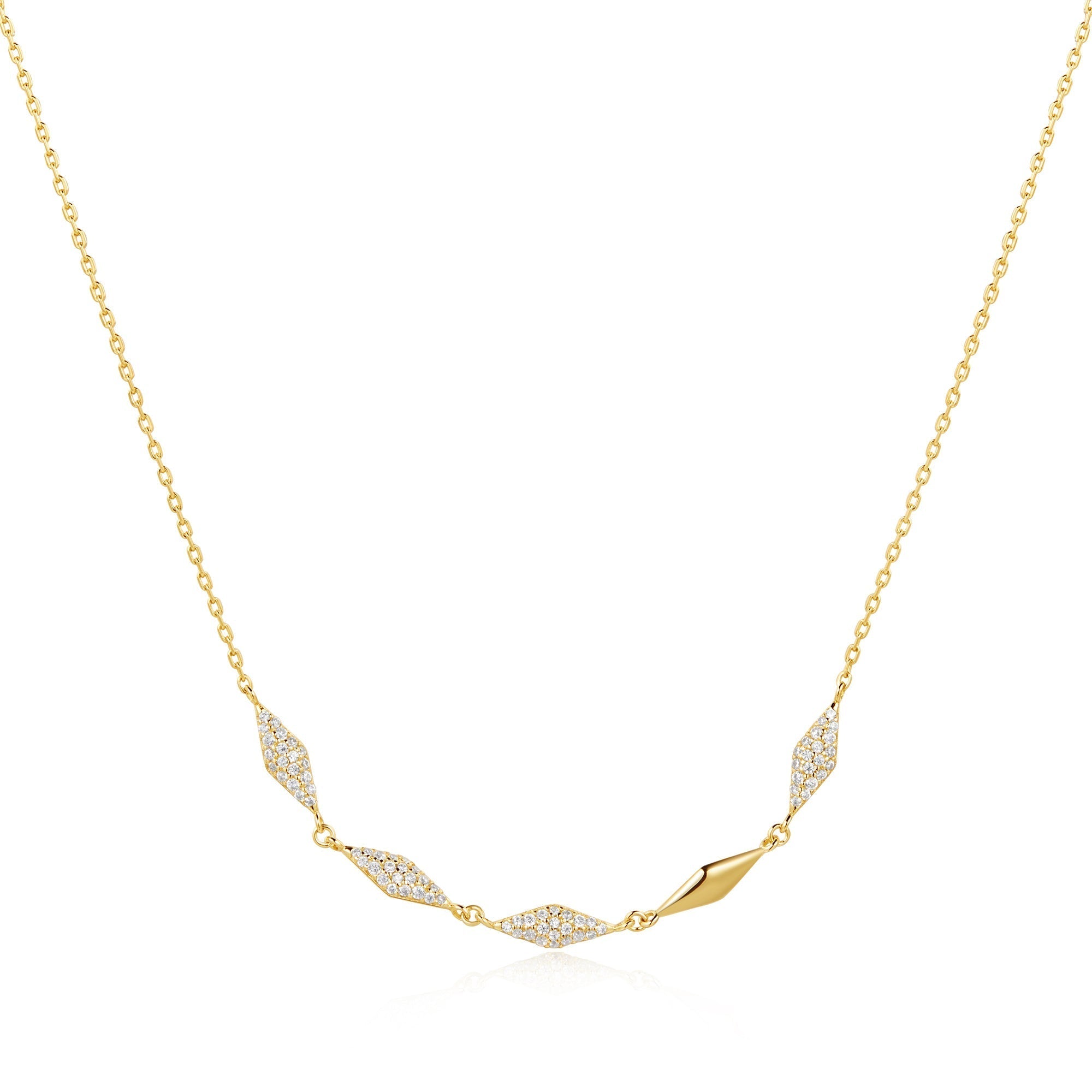 Ania Haie Gold Multi Sparkle Necklace