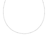 Ania Haie Silver Disc Station Necklace