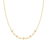 Ania Haie Gold Sparkling Star Station Necklace
