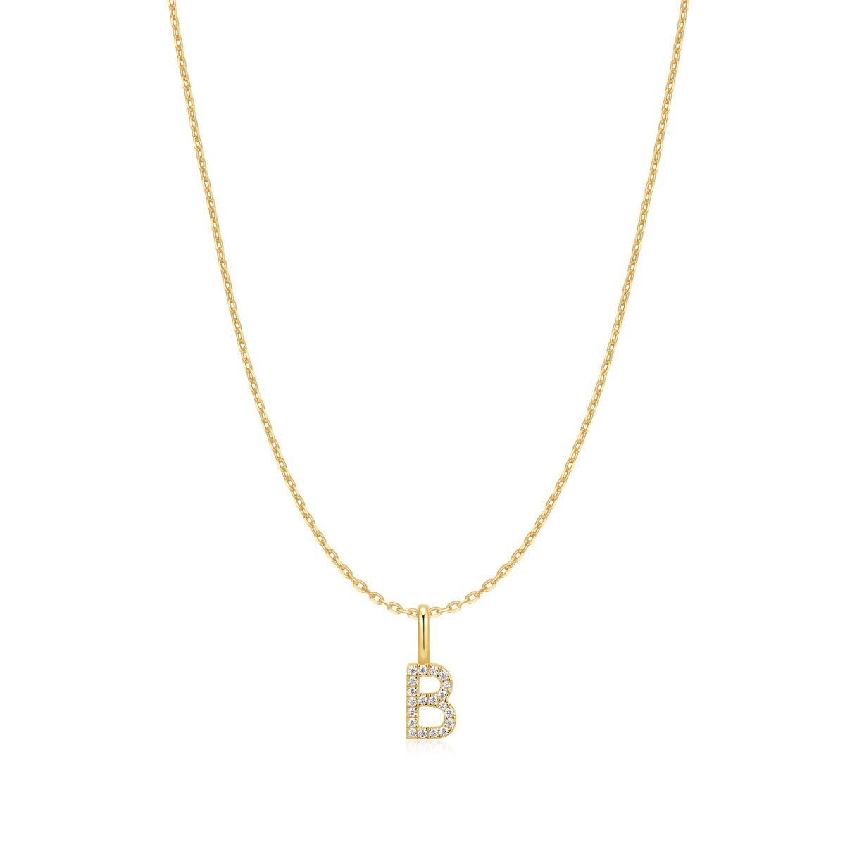 Ania Haie Gold Letter B Initial Necklace