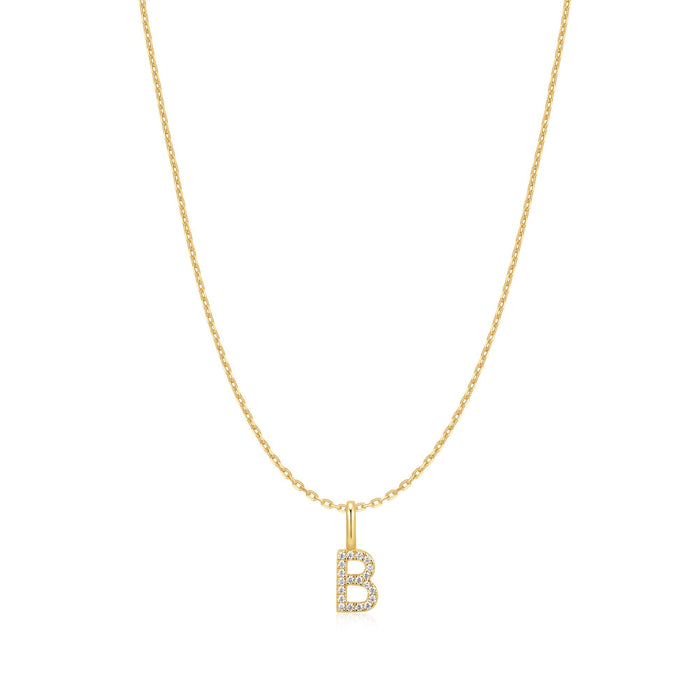 Ania Haie Gold Letter B Initial Necklace