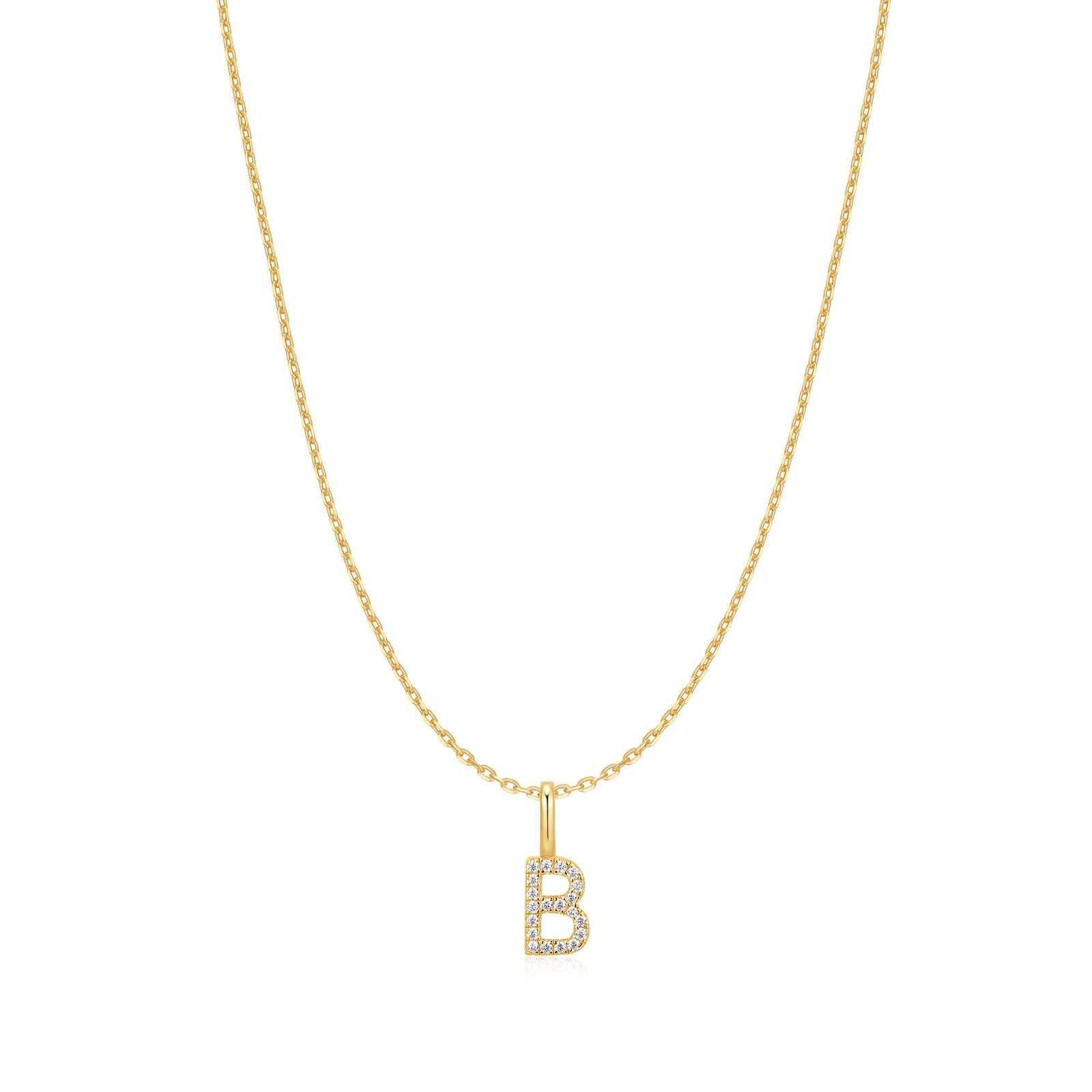 Ania Haie Gold Letter B Initial Necklace