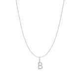 Ania Haie Silver Letter B Initial Necklace