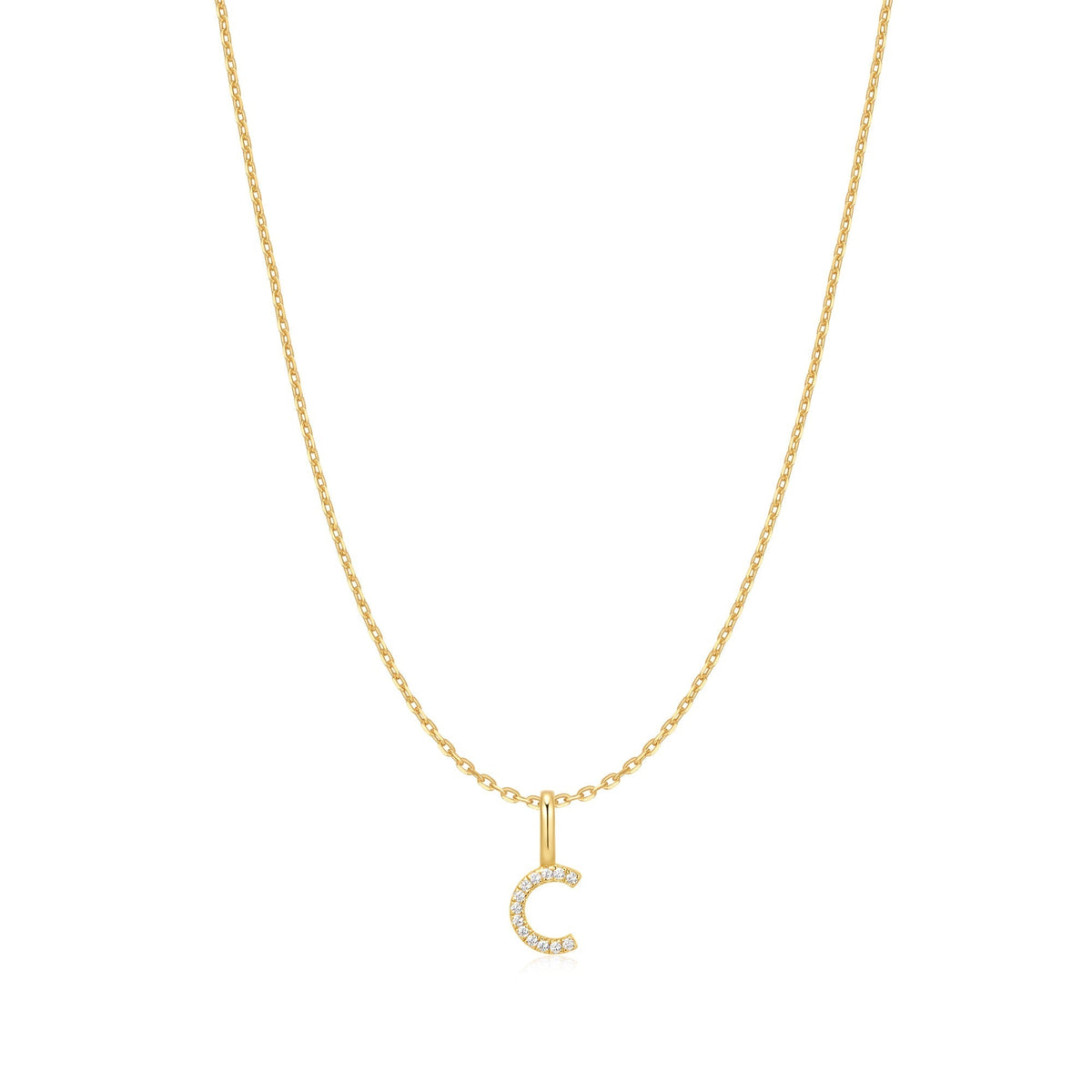 Ania Haie Gold Letter C Initial Necklace