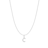 Ania Haie Silver Letter C Initial Necklace