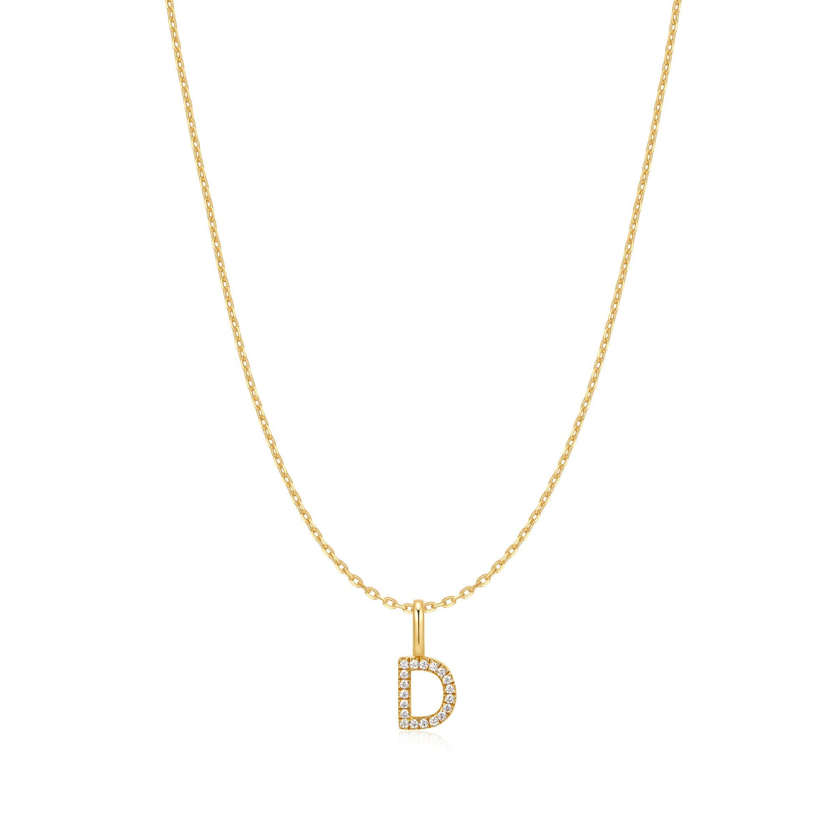 Ania Haie Gold Letter D Initial Necklace