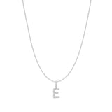 Ania Haie Silver Letter E Initial Necklace