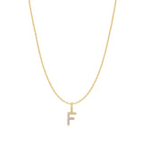 Ania Haie Gold Letter F Initial Necklace