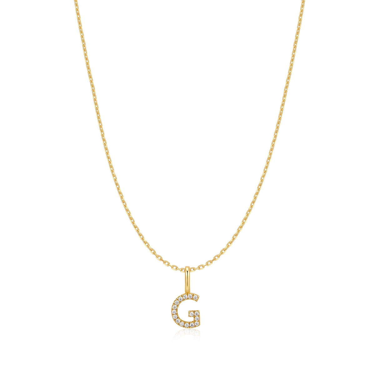 Ania Haie Gold Letter G Initial Necklace