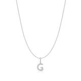 Ania Haie Silver Letter G Initial Necklace