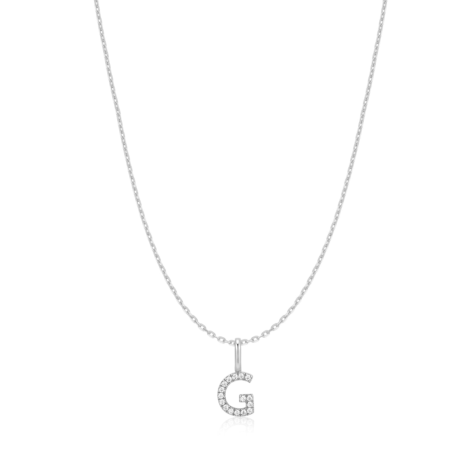 Ania Haie Silver Letter G Initial Necklace