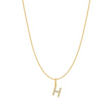 Ania Haie Gold Letter H Initial Necklace