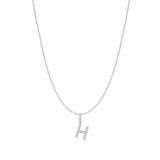 Ania Haie Silver Letter H Initial Necklace