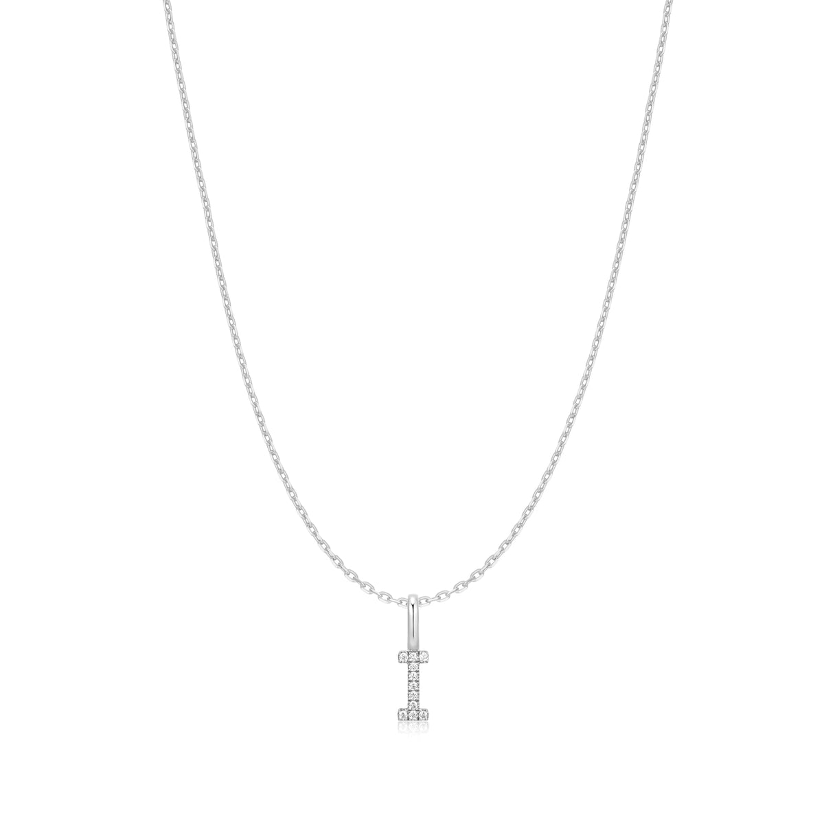 Ania Haie Silver Letter I Initial Necklace
