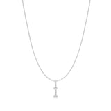 Ania Haie Silver Letter I Initial Necklace