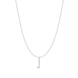 Ania Haie Silver Letter J Initial Necklace