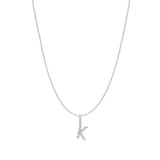 Ania Haie Silver Letter K Initial Necklace