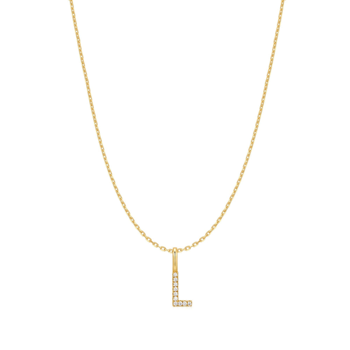 Ania Haie Gold Letter L Initial Necklace