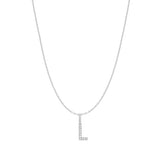 Ania Haie Silver Letter L Initial Necklace