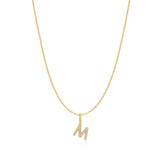 Ania Haie Gold Letter M Initial Necklace