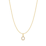 Ania Haie Gold Letter O Initial Necklace
