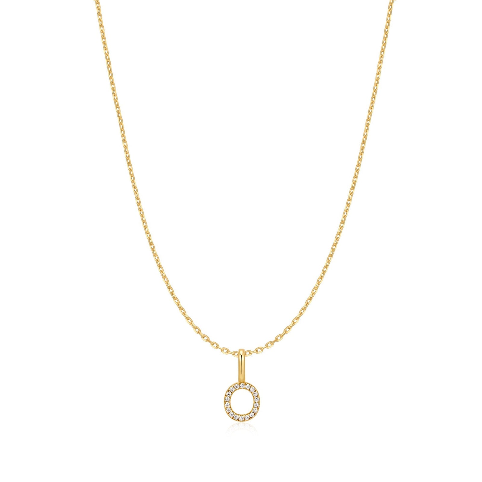 Ania Haie Gold Letter O Initial Necklace