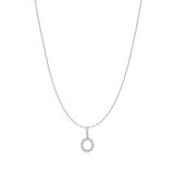 Ania Haie Silver Letter O Initial Necklace