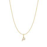 Ania Haie Gold Letter P Initial Necklace
