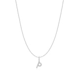Ania Haie Silver Letter P Initial Necklace