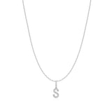 Ania Haie Silver Letter S Initial Necklace