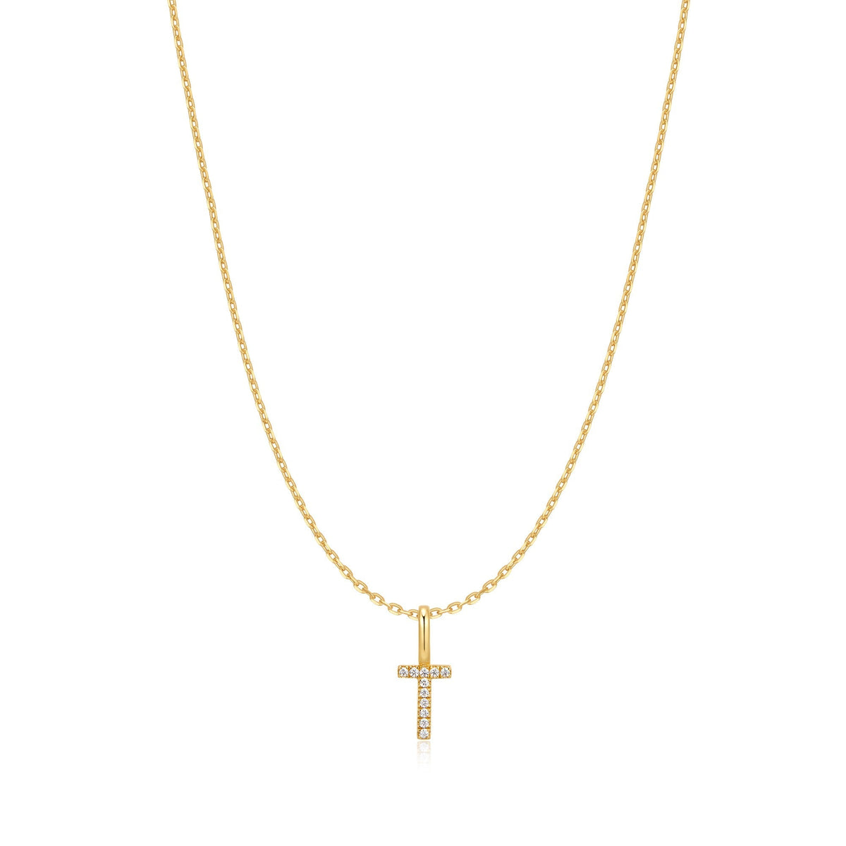 Ania Haie Gold Letter T Initial Necklace