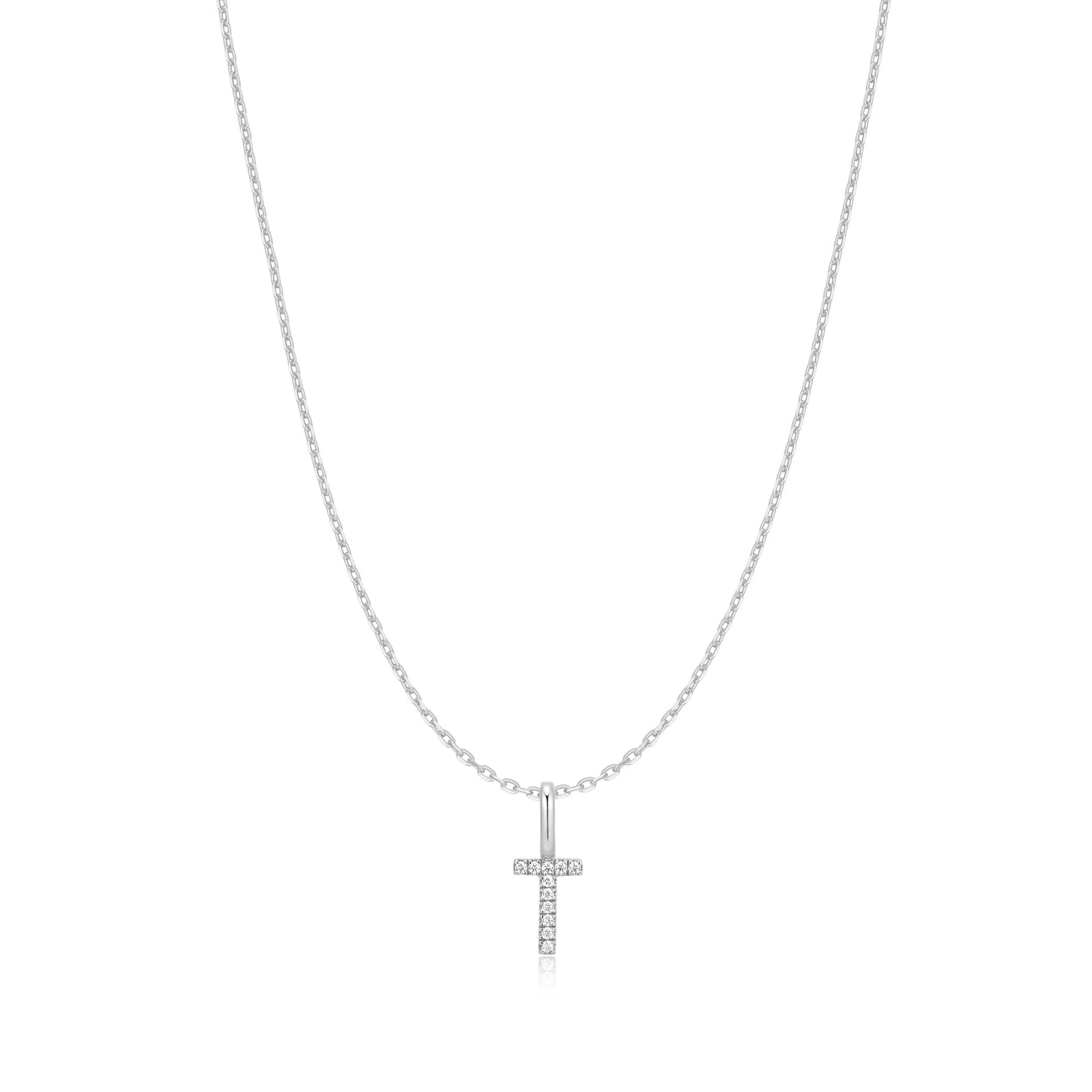 Ania Haie Silver Letter T Initial Necklace