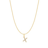 Ania Haie Gold Letter X Initial Necklace