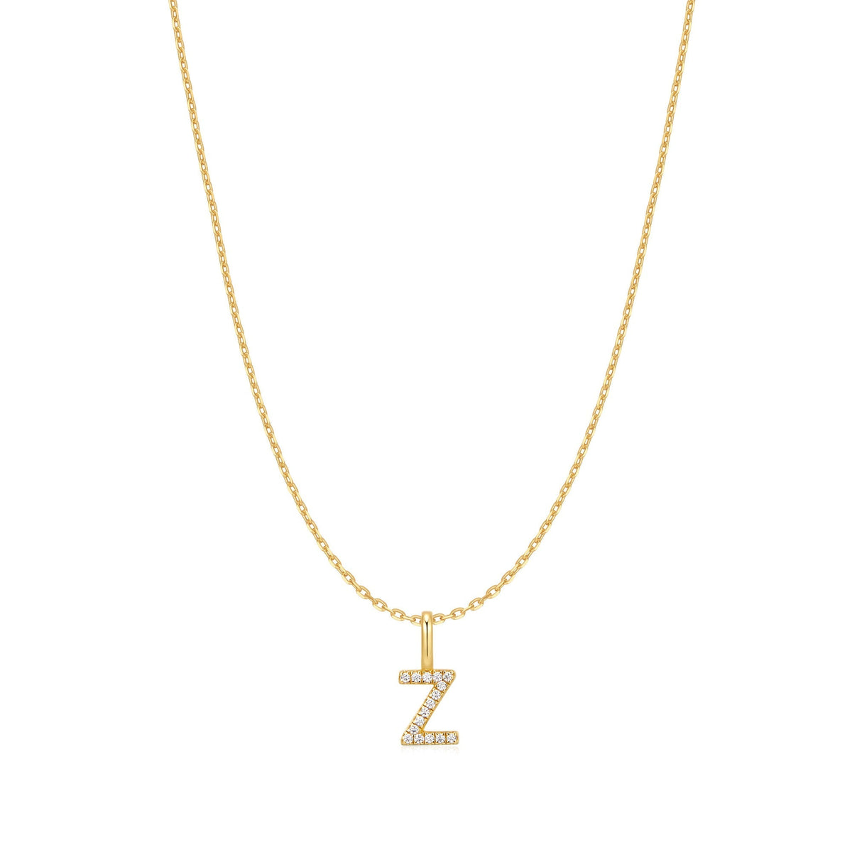 Ania Haie Gold Letter Z Initial Necklace