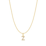 Ania Haie Gold Letter Z Initial Necklace
