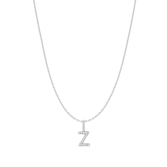 Ania Haie Silver Letter Z Initial Necklace