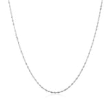 Ania Haie Silver Twisted Chain Necklace