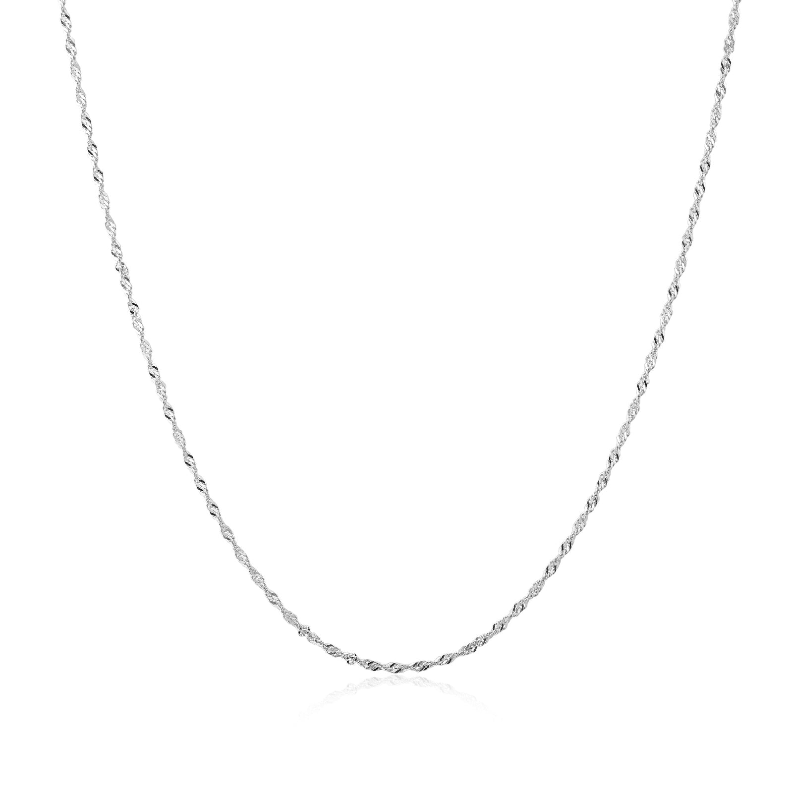 Ania Haie Silver Twisted Chain Necklace