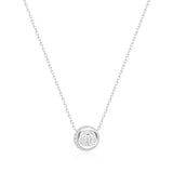 Ania Haie Silver Reversible Pave Moon Evil-Eye Necklace