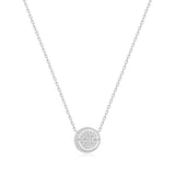 Ania Haie Silver Reversible Pave Moon Evil-Eye Necklace